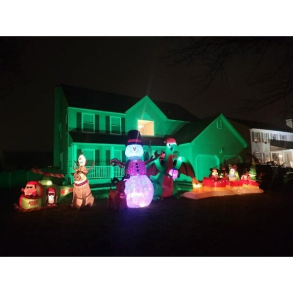 4 Pack LED Flood Light Outdoor 500W Equivalent 5000LM,Bluetooth RGBW Colored - Picture 1 of 5
